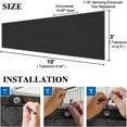 thumbnail image 5 of LOVE STORY 3' x 10' Balcony Privacy Screen Fence Cover Mesh for Deck Patio Porch Railing, Black, 5 of 7