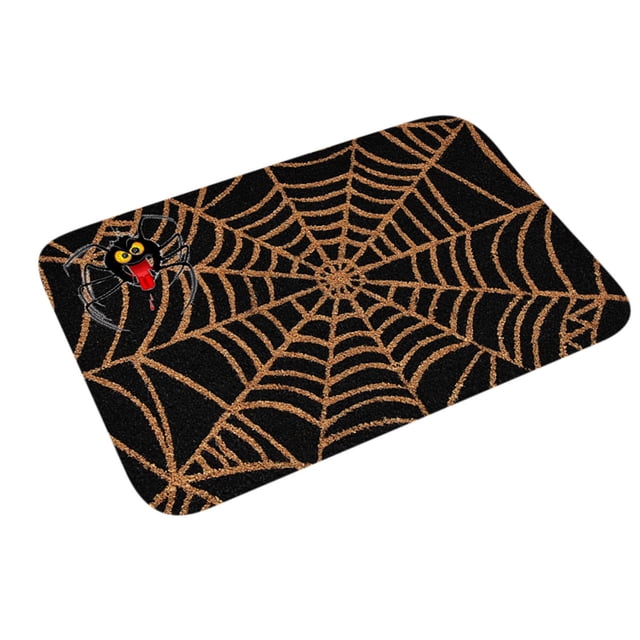 Birdeem New Halloween Mat Kitchen Bathroom Door Mat Terrible Spider Mat Convenient Mat