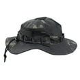 thumbnail image 4 of Entusiastas de camuflaje bolsillo cuadrado Camo Bonnie Cap US Bucket Benny sombreros Multicam pesca al aire libre senderismo gorras tácticas para el sol, 4 of 5