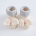 thumbnail image 4 of WUANDIXFA Ankle Socks for Toddlers Cute Soft Kids Toddlers Boys Girls Newborn Baby Socks Winter Warm Socks Princess Socks Floor Socks,Beige,12-36 Months, 4 of 4