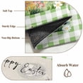 thumbnail image 6 of Easter Entryway Rug 2'x3'&nbsp; Non Slip Front Door Mats, Green Plaid Blue Truck Eggs Bunny Rustic Entrance Rugs Indoor Outdoor Carpet, Washable Floor Mats Small Area Rug for Bedroom Kitchen, 6 of 8