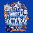 thumbnail image 2 of Mens Star Wars May The 4th Be With You T Shirt, 2 of 4
