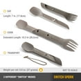 thumbnail image 2 of UCO Switch Spork Utensil Set, Sand, 2 of 5