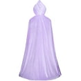 thumbnail image 4 of KAWELL Deluxe Elsa Princess Purple Cape Costume for 3-12 Girls Years, 4 of 6