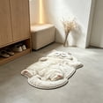 thumbnail image 5 of Cute Cat Shaped Rugs, Washable Soft Plush & Absorbent Floor Mat, Funny Cartoon Cat Carpet, For Entryway Rug Bathroom Tub, Shower Sink Kitchen Bedroom,F, 5 of 6