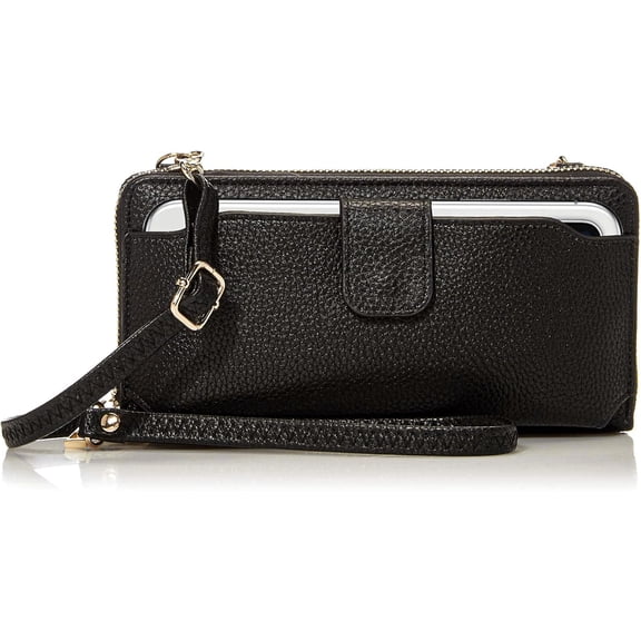 Wristlet Wallet with Cell Phone Holder Crossbody Bags Purse for Women