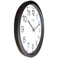 thumbnail image 3 of Infinity Instruments Obsidian Black Transitional Analog Display Wall Clock, 3 of 4
