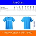 thumbnail image 2 of Gildan Short Sleeve T-Shirt for Men - 3XL Size | 50/50 Cotton/Poly Crew Neck Tee, Blackberry, 5.3 oz, 2 of 6