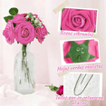 thumbnail image 3 of 25pcs Rosas Artificiales Decoración Fiesta De Boda Flor 8 Cm Xtellar rosa, 3 of 3
