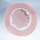 thumbnail image 3 of Sombrero de cubo de algodón Sombrero de playa de color sólido Sombreros de sol de viaje de verano Gorra de pescador (rosa) Sailing Electrónica, 3 of 5