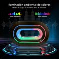 thumbnail image 3 of Altavoz Bluetooth portátil, 5.3 Bluetooth conexión Estable 6-8 Horas de batería de Larga duración con luz LED de Sonido, Sonido Envolvente estéreo Adecuado para Picnic reunión Familiar, 3 of 11
