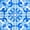 Blue/White Design 01, variant on Mi Alma Spanish Mexican Multicolor Tile Stickers - Removable Vinyl 4x4, 24 pcs