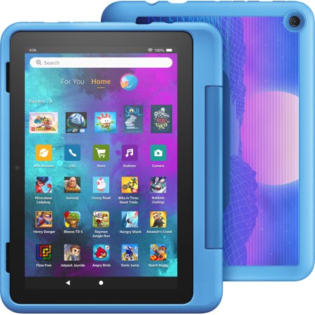 Fire_HD 8 Kids Pro 8” Tablet HD, 2022 Release, Cyber Blue, 32GB, 2GB Ram, FireOS