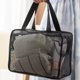 thumbnail image 1 of Bolsa de Malla Lavable Portátil - Nylon/Spandex, Malla de Resina de Drenaje Rápido, Organizador de Mano para Baño/Playa/Almacenamiento de Juguetes, Ligera (30x10x20 cm), 1 of 6