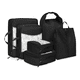 thumbnail image 1 of 6pcs Bolsas Organizadoras De Maletas Para Viaje, Impermeable negro, 1 of 5