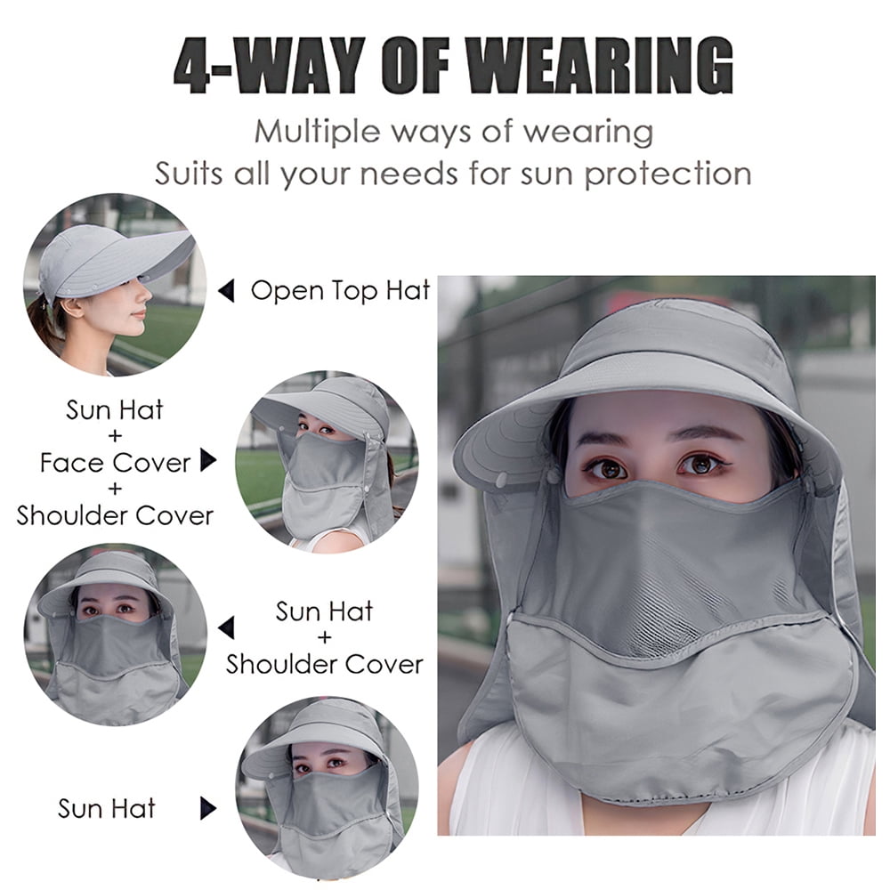 TITOUMI Outdoor Sunblock Hat, Women'S Summer Breathable Uv Protective Sun, Travel  Couple Leisure, Face 