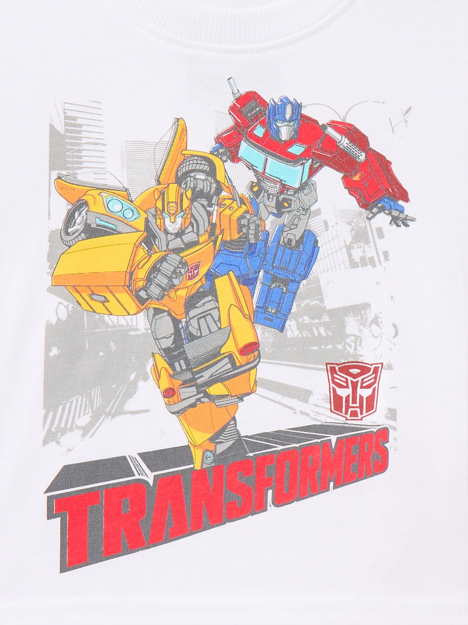 Transformers Baby Boys Short Sleeve Graphic Tee and Shorts Set, 2-Piece, Sizes 0/3M-24M