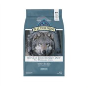 Blue Buffalo Wilderness High Protein Chicken Plus Wholesome Grains Dry Dog Food for Adult Dogs, Whole Grain, 4.5 lb. Bag