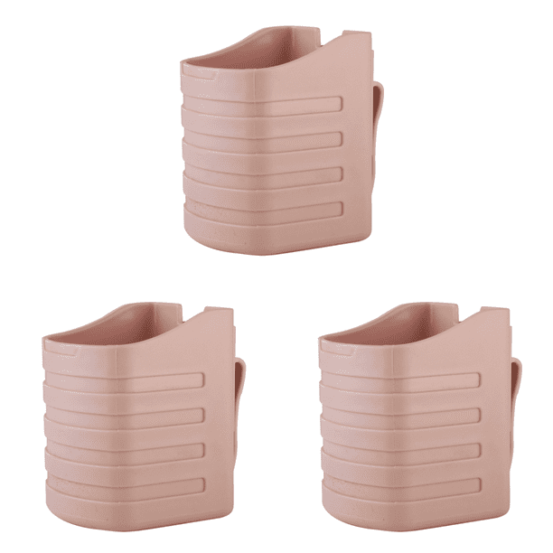 Portavasos Fácil Instalación Accesorios Portátiles Duraderos para Exteriores () Rosa