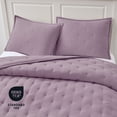 thumbnail image 5 of Mainstays King Comforter Set, Super Soft & Embroidered, 3-Piece, Hazy Purple, 5 of 5