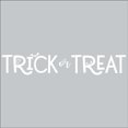 thumbnail image 2 of Halloween Trick or Treat (one line) Vinyl Lettering wall decal (4"H x 22"L White), 2 of 3