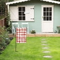 thumbnail image 6 of Rod-Free Courtyard Decorative Flag 12x18in Thick Fabric Four Seasons Universal Durable Not Easy To Fade Disassembly Convenient Indianred Checked Hand-Drawn Sketch_1, 6 of 8