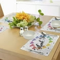 thumbnail image 4 of Ambesonne Romantic Place Mats Set of 4, Thank You Words Color, Standard Size, Multicolor, 4 of 6