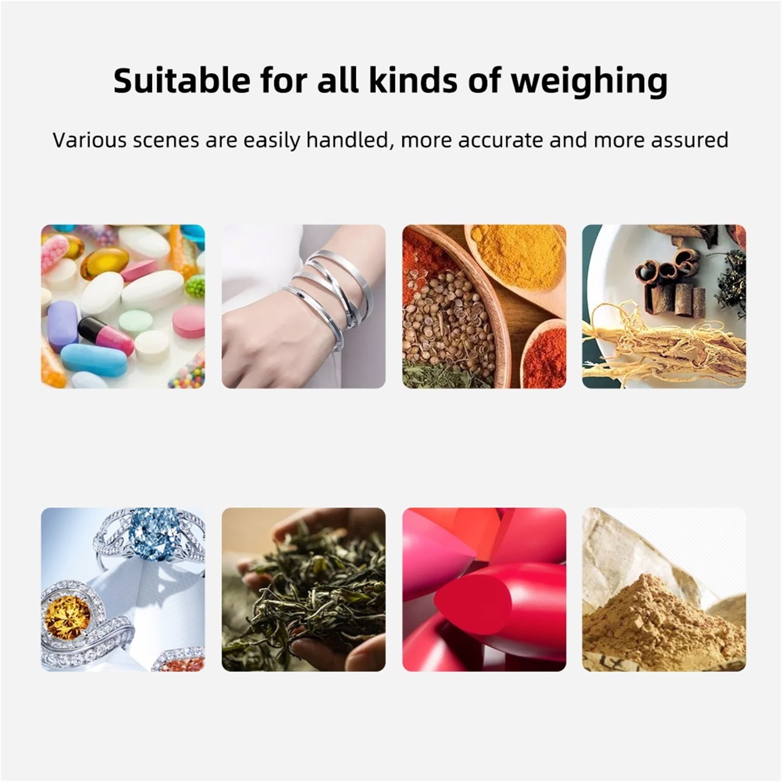 Digital Electronic Scale 1000gx0.01g Stainless With Count Balance Pocket Scales ,Precise Weight