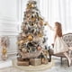 thumbnail image 3 of Falda de Árbol de Navidad Brillar 122 CM Yute Decoración, 3 of 5