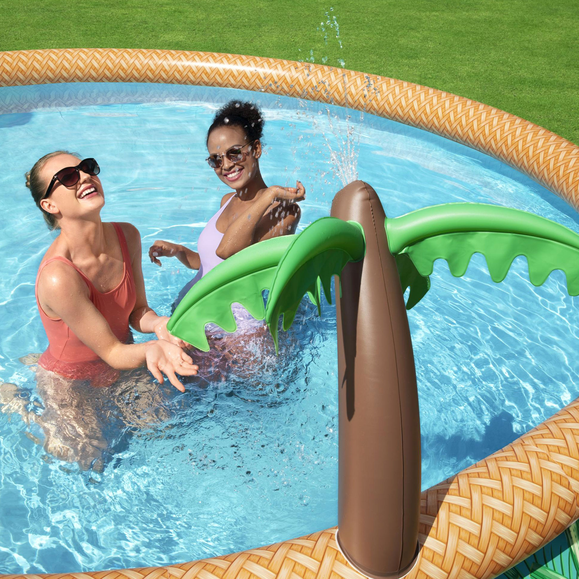 Bestway - Fast Set Paradise Palms Inflatable Pool Set - image 7 of 13