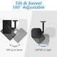 thumbnail image 3 of Soporte de techo para altavoz Notiela, inclinable y giratorio, ajustable, 3 of 7