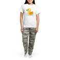 thumbnail image 4 of CafePress - Rubber Duck Pajamas - Women's Short Sleeve Print T-Shirt and Pants Light Cotton Pajama Set, 4 of 7