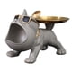 thumbnail image 5 of Figura de perro Bandeja de almacenamiento de perro Estatua Cuenco Llavero Dulces Joyería Escultura para Marrón, 5 of 9