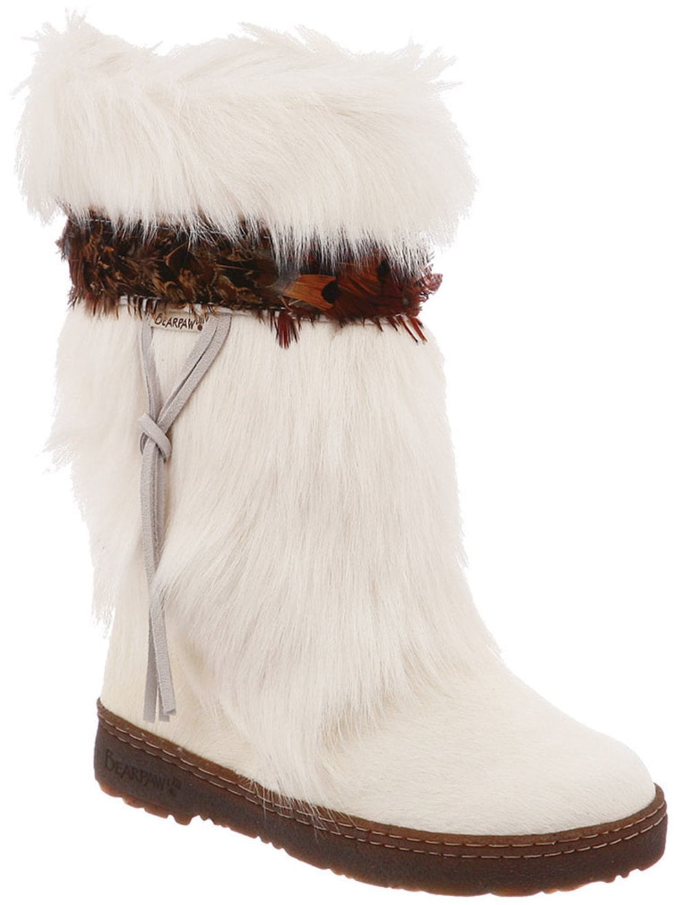 white bearpaw boots