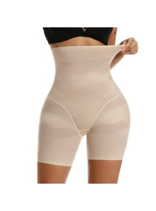Cross Compression Abs Shaping Pants Women High Waist Panties Slimming Body  Shaper Shapewear Knickers Tummy Control Corset Girdle