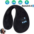 thumbnail image 2 of Viworld Bluetooth Ear Muffs - Bluetooth 5.0 Headphones Earmuffs Running Ear Warmers Earmuffs for Women Winter Music Earmuffs Outdoor Christmas Gifts for Women Men Dad Mom Teens (Black), 2 of 14