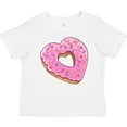 thumbnail image 3 of Inktastic Heart Shaped Donut with Pink Icing and Sprinkles Boys or Girls Baby T-Shirt, 3 of 5
