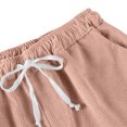 thumbnail image 6 of Yifymode Mens Corduroy Casual Pants Fashion Loose Fit Wide Leg Pants Straight Sweatpants Elastic Waist Drawstring,Pink S, 6 of 6