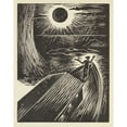 thumbnail image 3 of Letterio Calapai 12x14 Black Modern Framed Museum Art Print Titled - How God Fix Jonah Pl7 (1946), 3 of 5