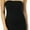 Black, variant on ToBeInStyle Womens Sexy Novelty Sheer Strapless Slip Dress - Black
