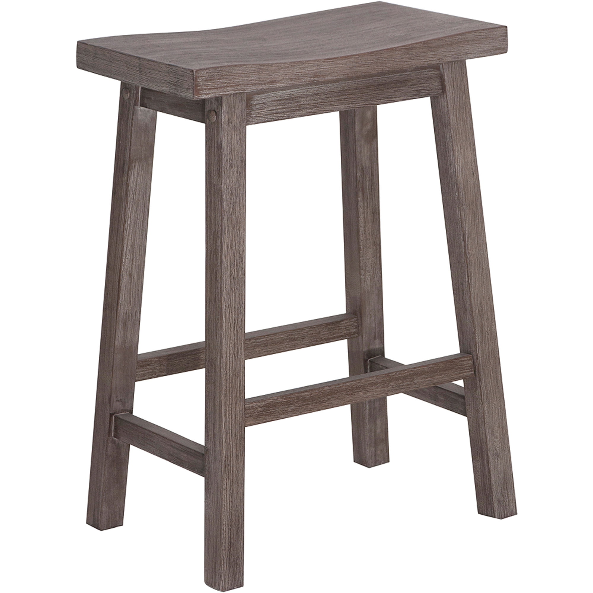 Boraam Industries Sonoma Wire Brush Saddle Stool Driftwood Gray Boraam Industries Sonoma Wire Brush Saddle Stool Driftwood Gray Multiple Sizes Com