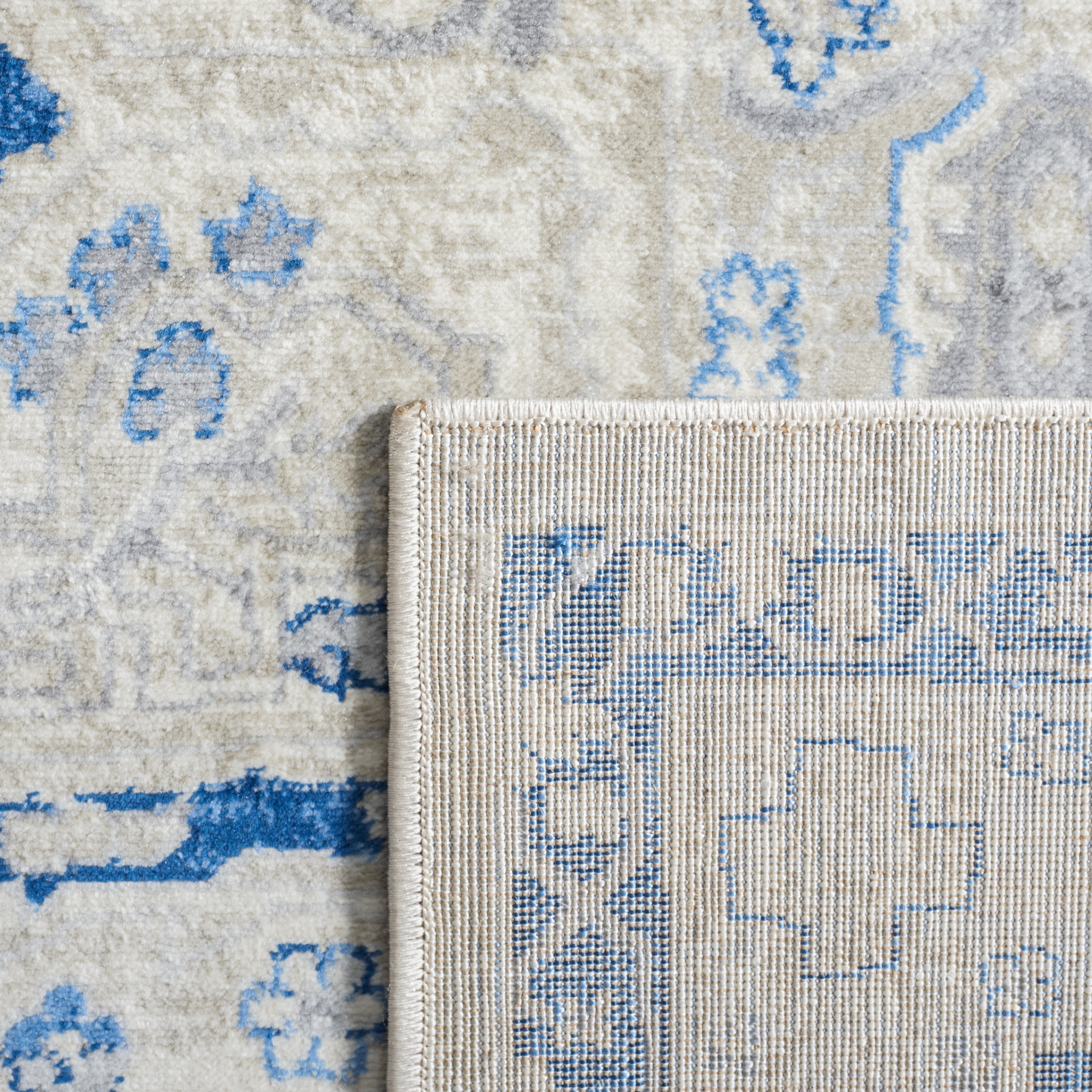 SAFAVIEH Brentwood Ezra Oriental Area Rug, Beige/Blue, 8' x 10'