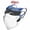 White；Black；Blue, variant on 60pcs 3D Stereo KN95 Face Mask Color Mixing 4 Layer Cup Dust Safety Masks Filter Efficiency≥95% Breathable Elastic Ear Loops Masks，White/Black/Blue