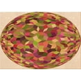thumbnail image 1 of Ahgly Company Indoor Rectangle Patterned Grapefruit Red Area Rugs, 3' x 5', 1 of 6