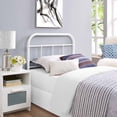thumbnail image 3 of Modway Serena Twin Powder Coated Steel Headboard in White, 3 of 3