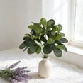 thumbnail image 2 of Deeceymbur Artificial Potted Plants Set of 2 Small Faux Plants in Pots Greenery Desk Decor for Home Office Indoor Outdoor Decorative Foliage, 2 of 6