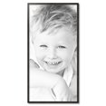 thumbnail image 2 of ArtToFrames 21" x 42" Black Square with Gold Beads Picture Frame, 21x42 inch Black Wood Poster Frame (WOM-5021), 2 of 7