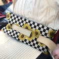 thumbnail image 3 of Country Sunflower Seatbelt Pillow - Plush Mastectomy Car Cushion - Farmhouse Floral Design for Chest Protection After Surgery - Comfort for Women Patients, 3 of 5