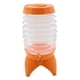 thumbnail image 3 of Contenedor de agua plegable de 5,5 l para caravana, festival, pesca, grifo, jarra naranja, 3 of 9