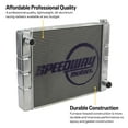 thumbnail image 2 of Speedway Motors Chevrolet SBC/BBC Universal Lightweight Aluminum Radiator, 28 Inch Width, Premium Performance with Maximum Cooling, Easy Installation to any Build, 2 of 13